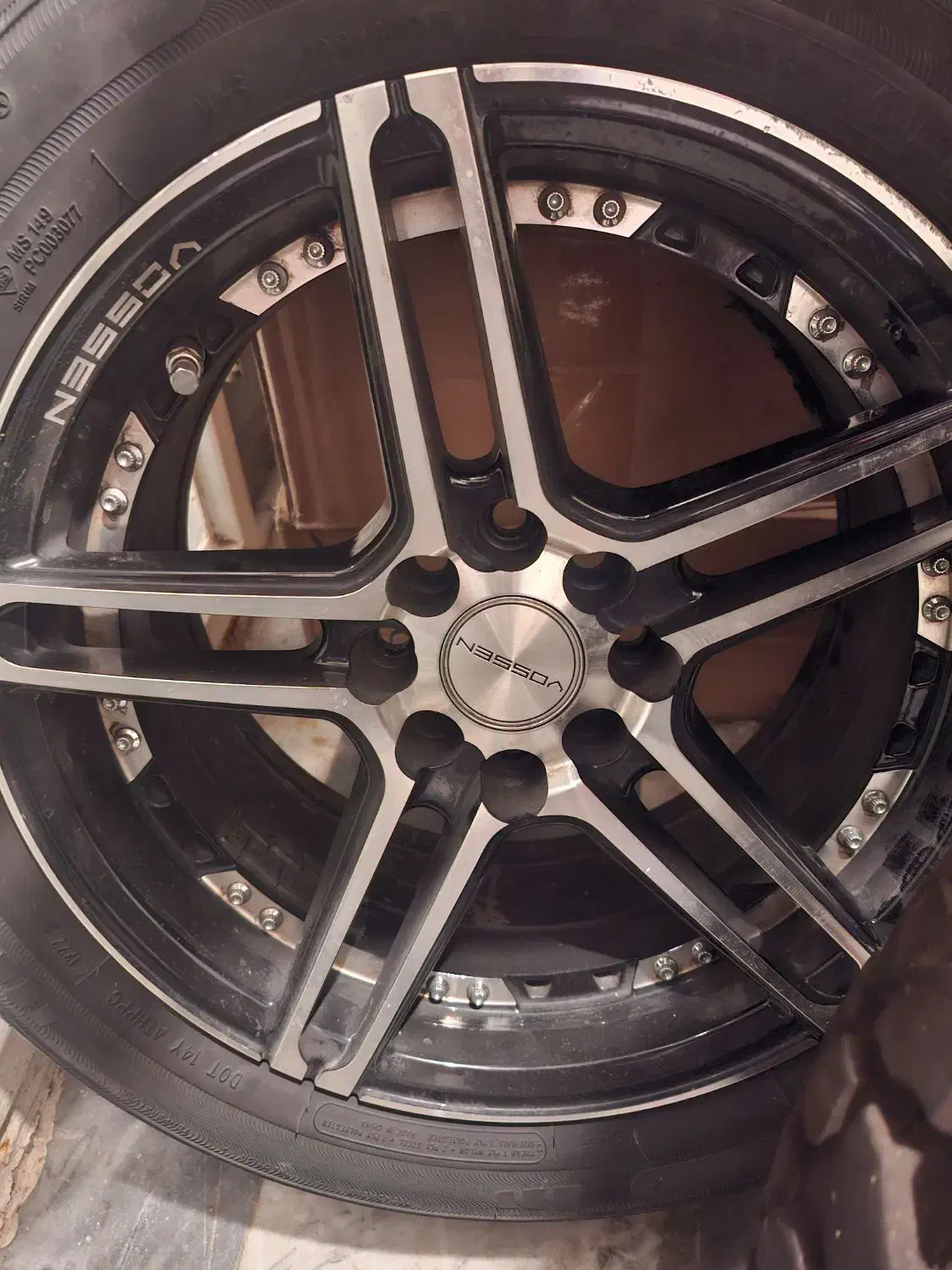 رینگ وسن اصلی با لاستیک خارجی باند پایونر ۶۹۷۵ اصل|قطعات یدکی و لوازم جانبی|رودبار, |دیوار