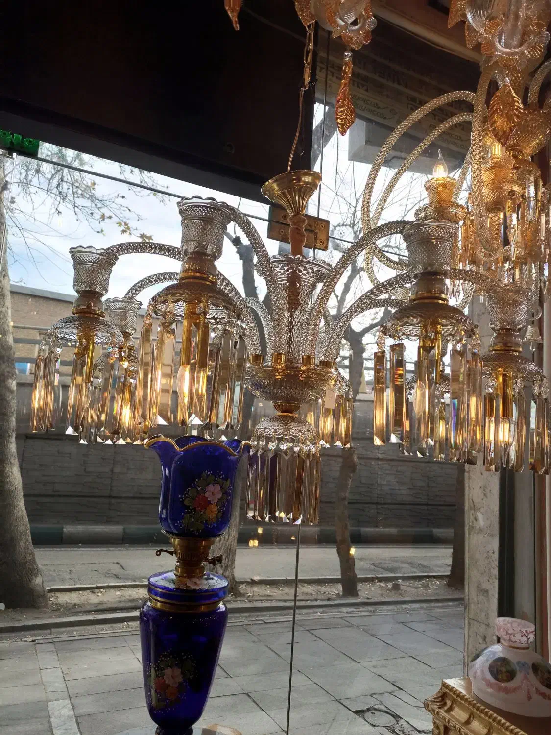 باکارات واژگون|لوستر و چراغ آویز|تهران, انبار نفت|دیوار