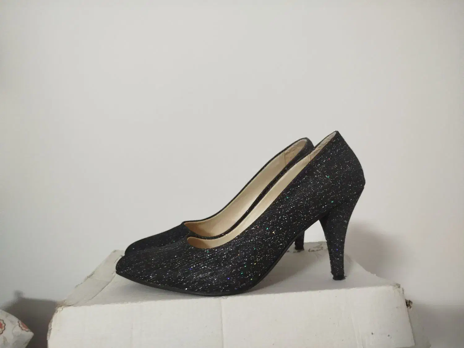 کفش پاشنه ۵ سانت لودشکا لمه( شاین  دار )|کیف، کفش، کمربند|برخوار, |دیوار