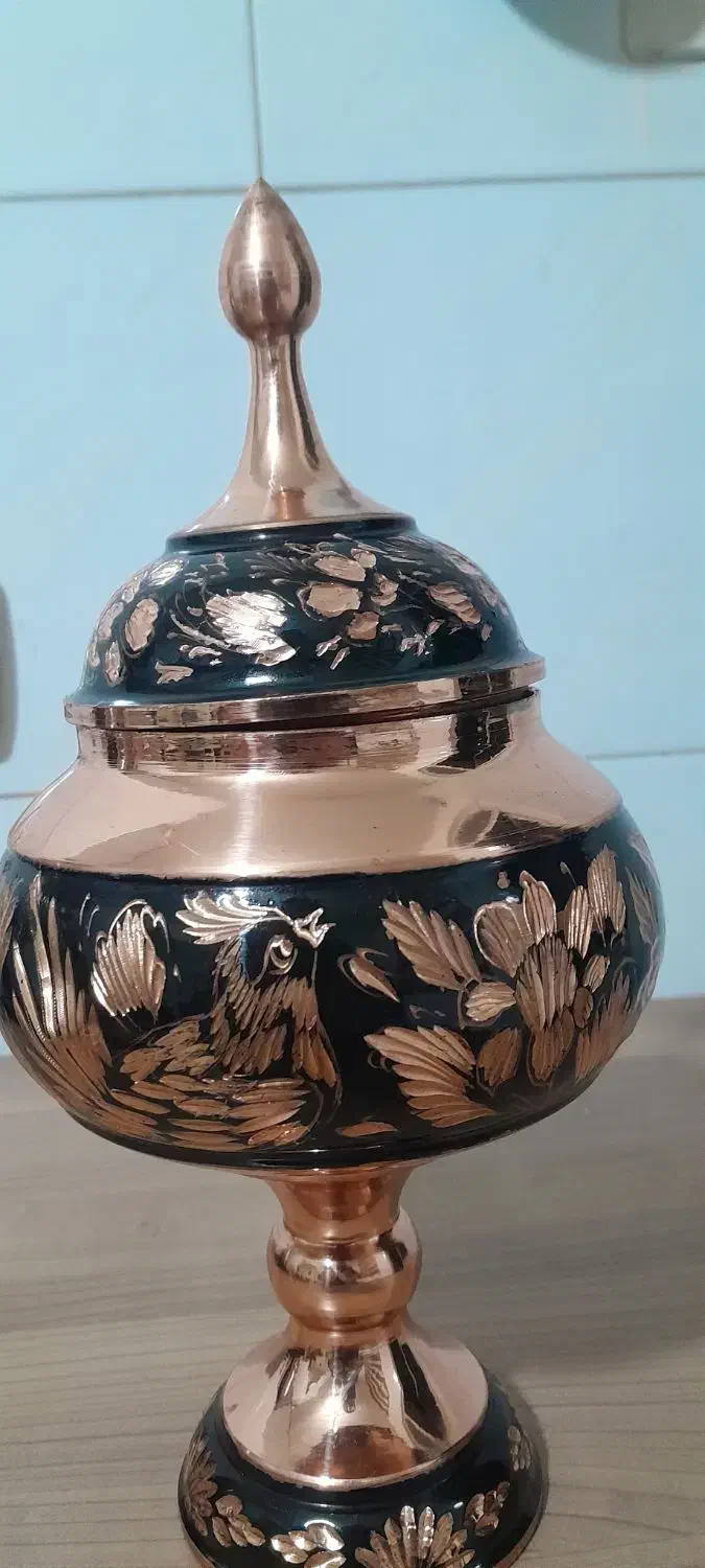 تعدادی وسایل برنجی یک جفت طاووس شکلات خوری|کلکسیون اشیاء عتیقه|تهران, مشیریه|دیوار