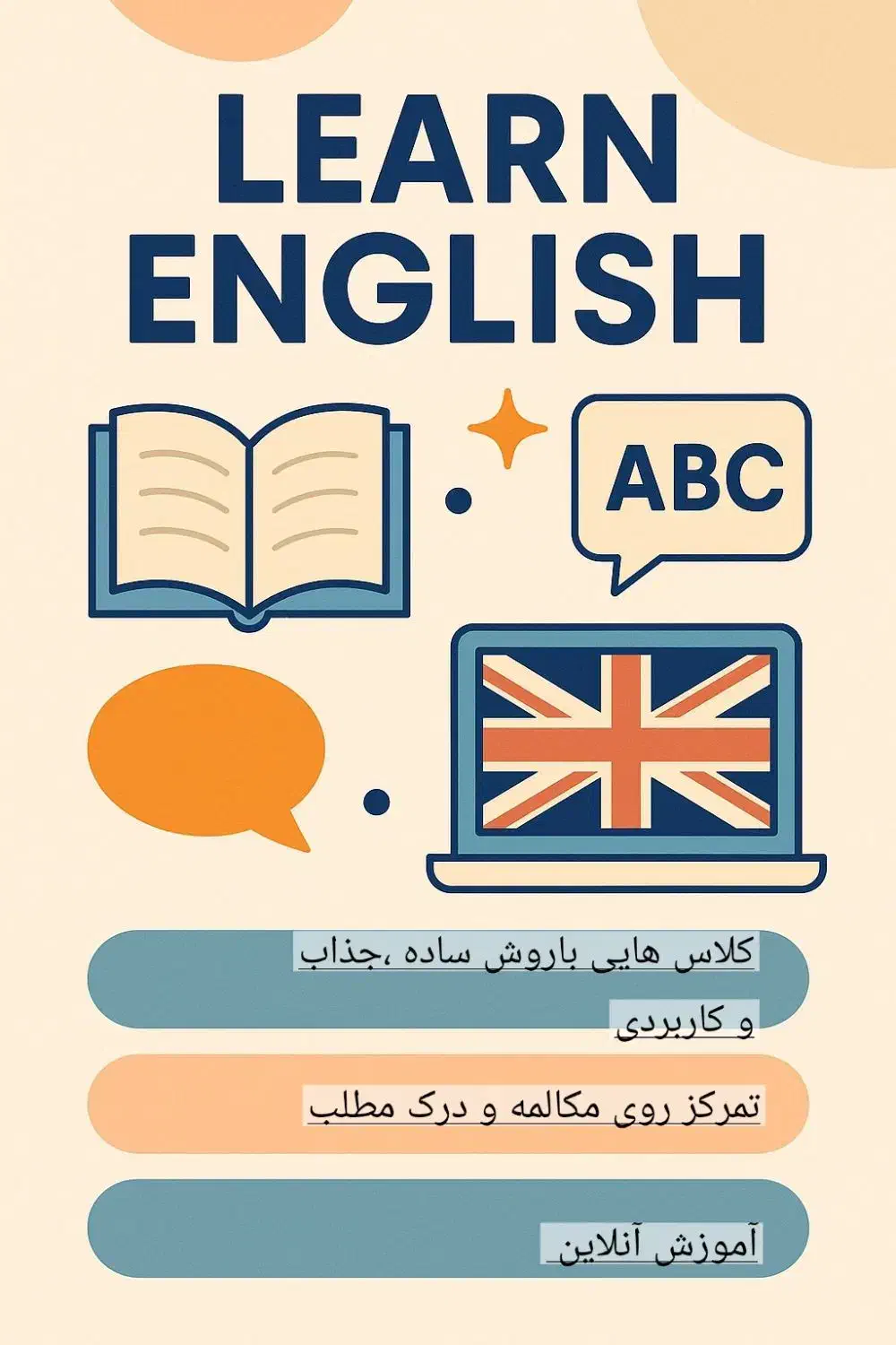 تدریس زبان انگلیسی|خدمات آموزشی|شیراز, چوگیاه‎|دیوار