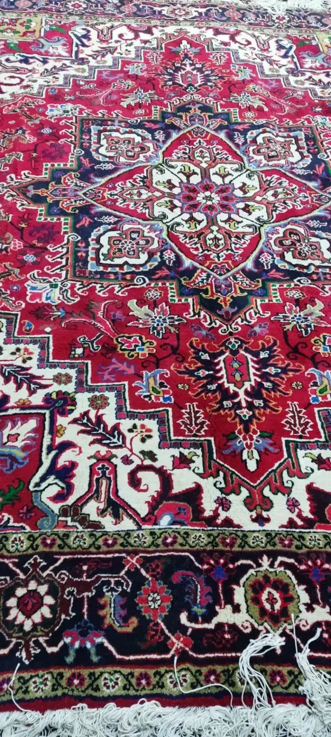 فرش دست بافت هریس  تاجری ۱۲متری|فرش|تبریز, |دیوار