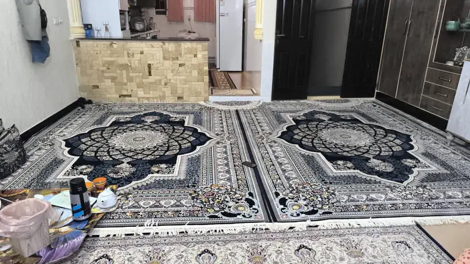 ۴تخته فرش ۹متری درحد نو|فرش|بهارستان, |دیوار