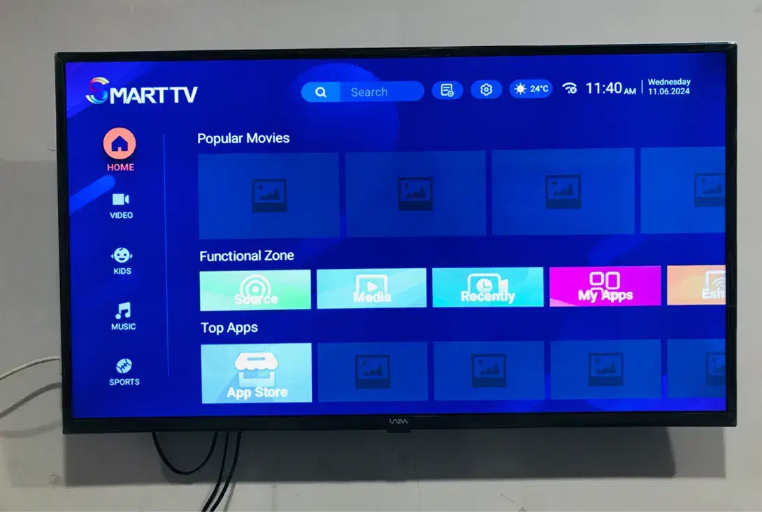 LED 43 smart uneva|تلویزیون و پروژکتور|زاهدان, |دیوار