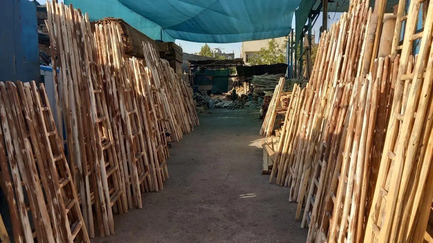 انواع نردبان باغی و ساختمانی|ابزارآلات|مشهد, کشاورز|دیوار