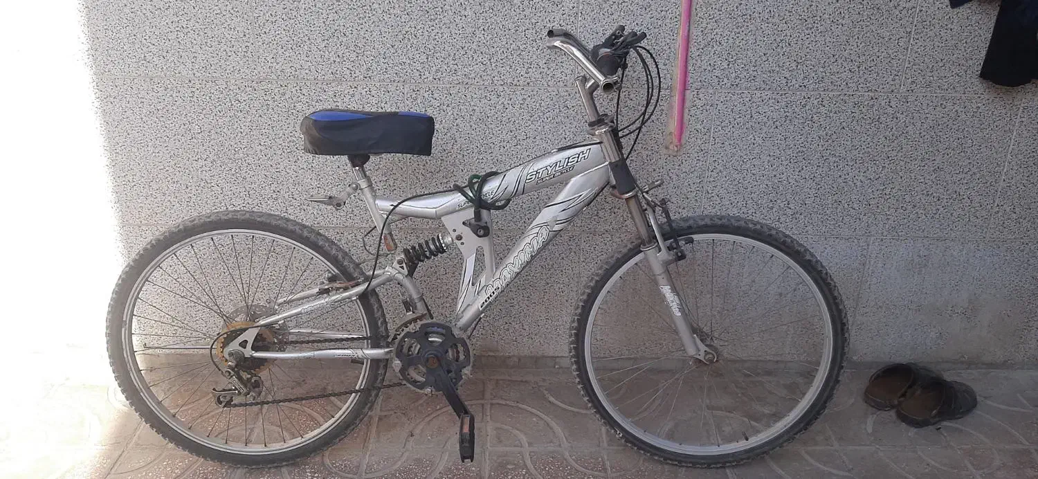 دوچرخه ۲۶ و قفسه چوب فلز|دوچرخه، اسکیت، اسکوتر|قرچک, مهدیه|دیوار