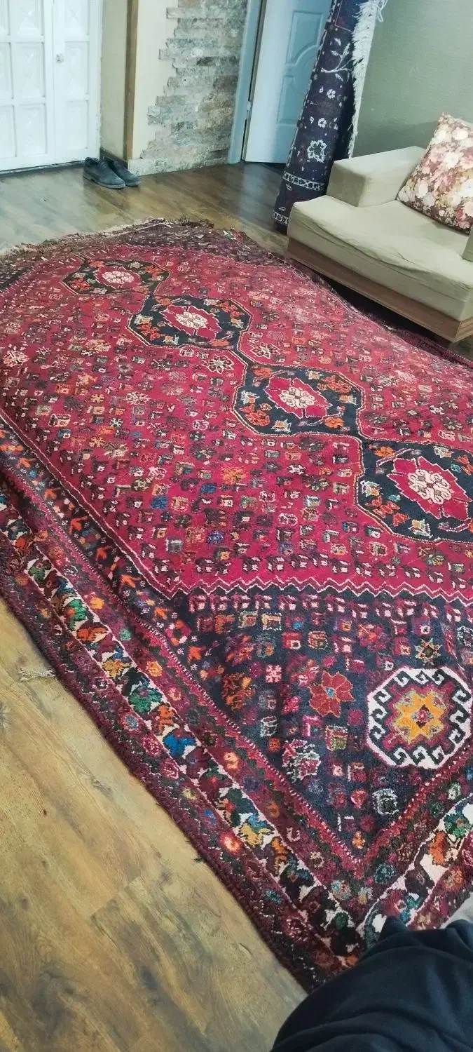 فرش دستباف|فرش|شیراز, پشم شیشه|دیوار