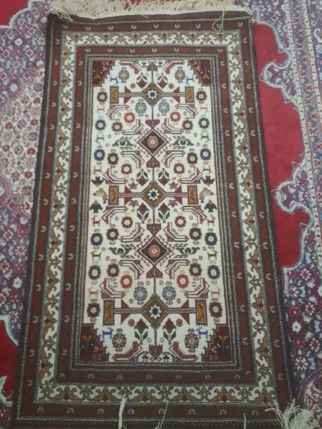 قالی دستباف|فرش|سنگان, |دیوار