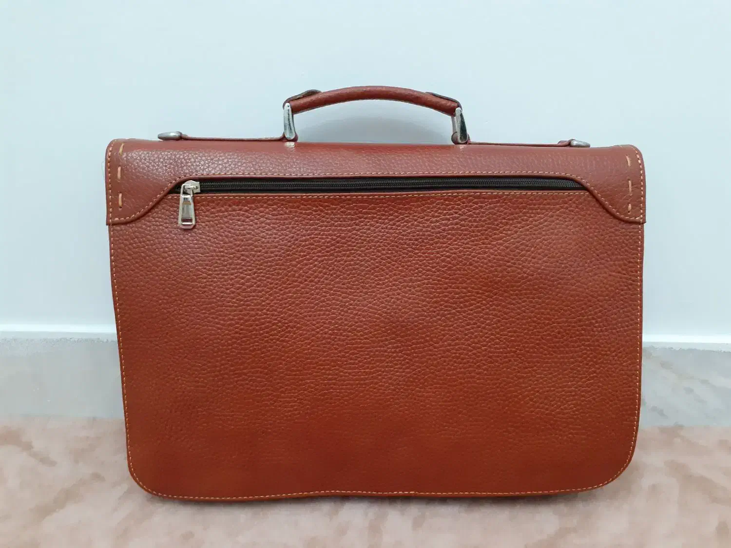 کیف اداری چرم|کیف، کفش، کمربند|قم, باسکول|دیوار