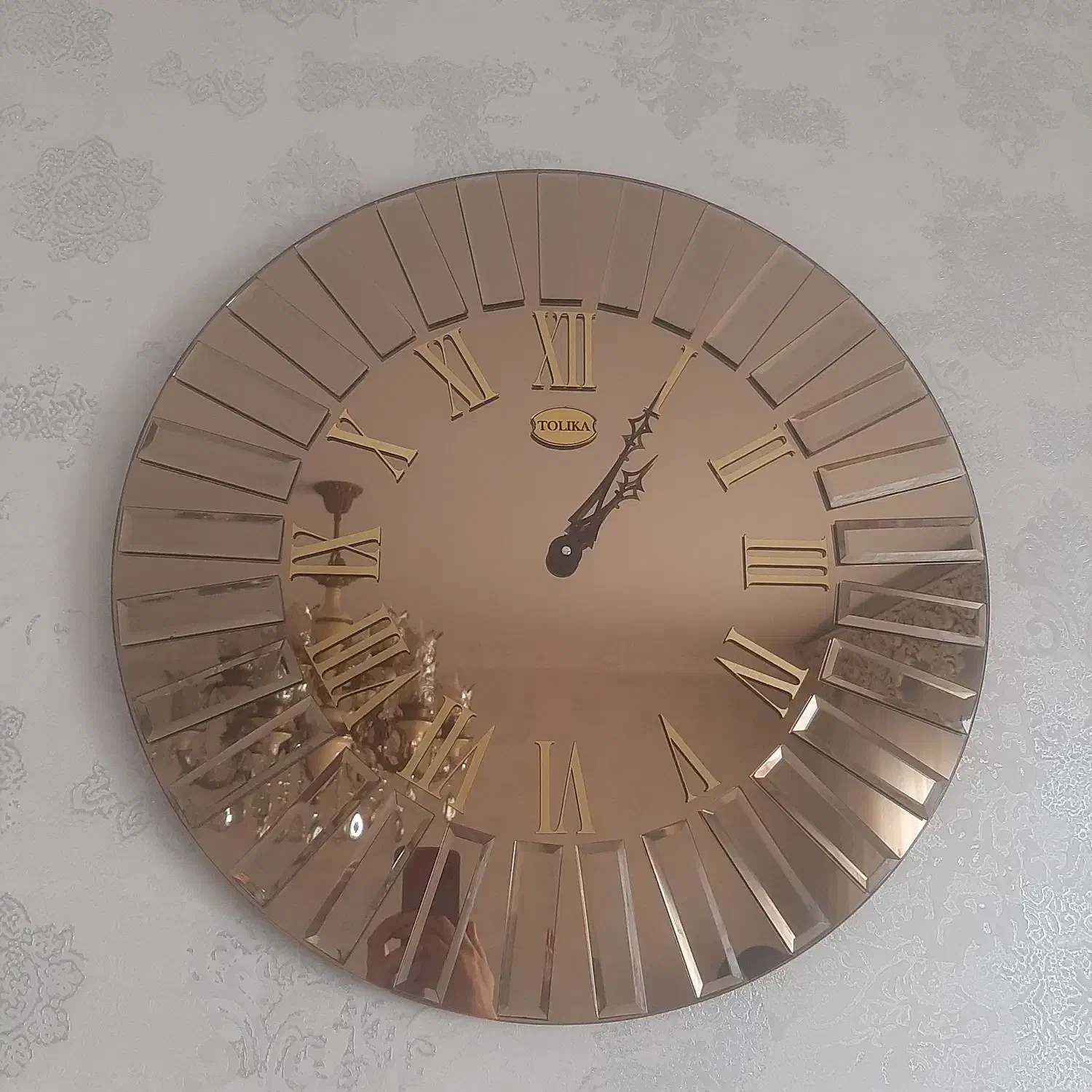 ساعت آینه ای|صنایع دستی و سایر لوازم تزئینی|زنجان, |دیوار