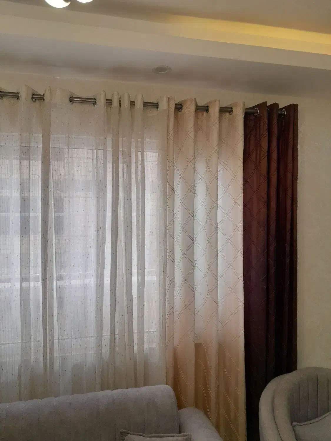 پرده پذیرایی|پرده، رانر، رومیزی|رشت, دیلمان|دیوار