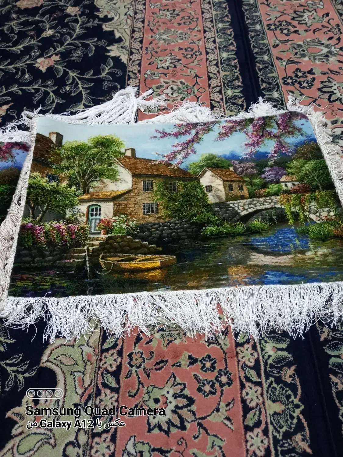 دوتخته تابلو فرش دستبافت نو|تابلو فرش|سنندج, |دیوار