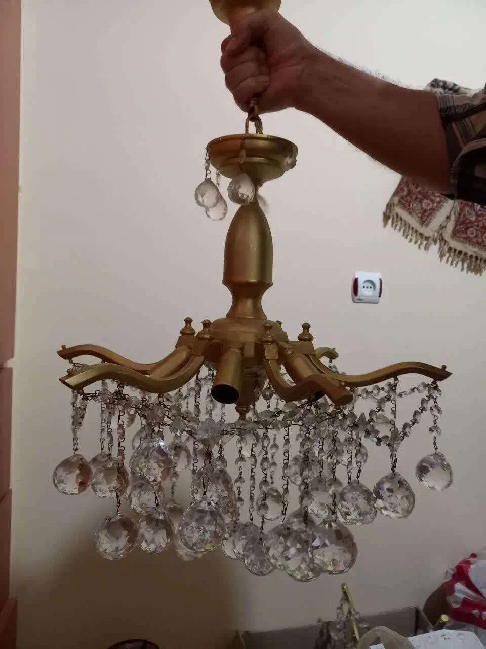 لوستر|لوستر و چراغ آویز|ساری, |دیوار