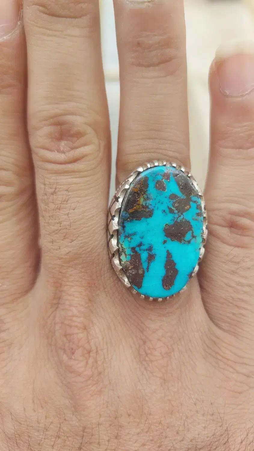 انگشتر فیروزه کلکسیونی|جواهرات|سراوان, |دیوار