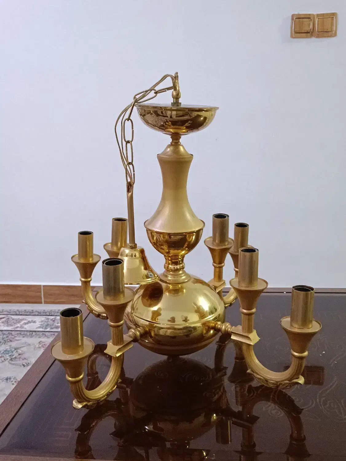 لوستر آب طلا|لوستر و چراغ آویز|محمدشهر, محمدشهر|دیوار