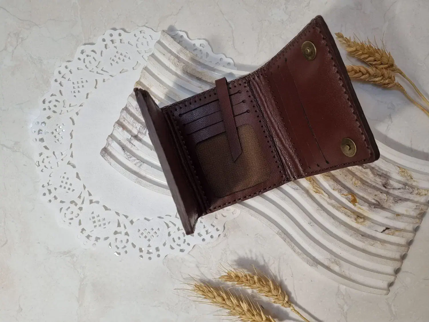 کیف پول های چرم طبعی دستدوز|کیف، کفش، کمربند|کاشان, شهرک امیرالمومنین|دیوار