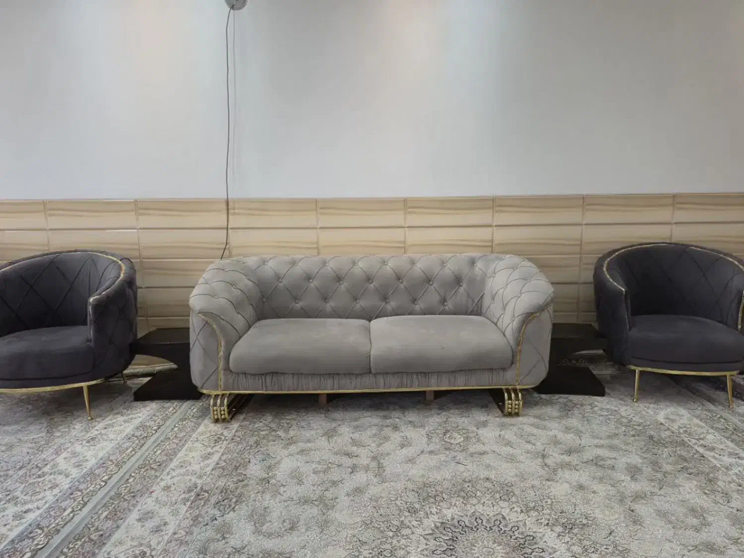 مبل با جلو مبلی|مبلمان خانگی و میز عسلی|یزد, |دیوار