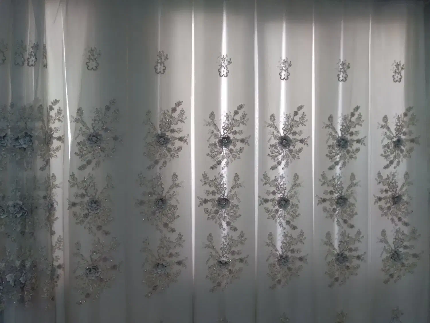 پرده نو همراه زیر پرده|پرده، رانر، رومیزی|ورامین, خیر آباد|دیوار