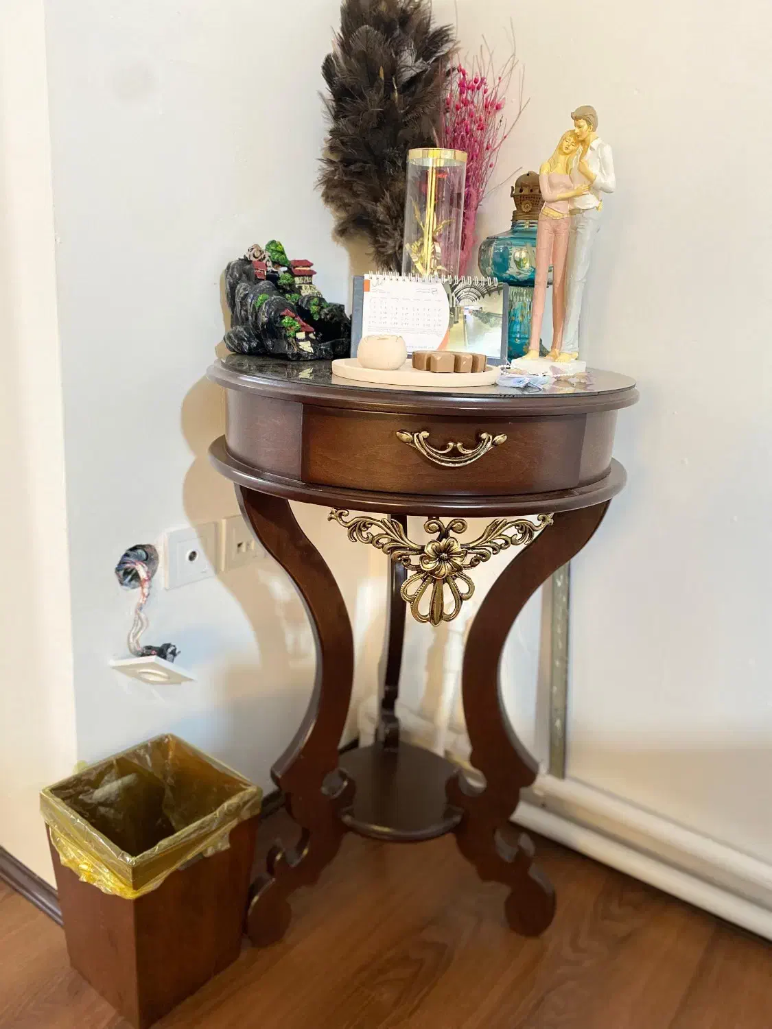 میز آینه شمعدان|بوفه، ویترین، کنسول|لنگرود, |دیوار