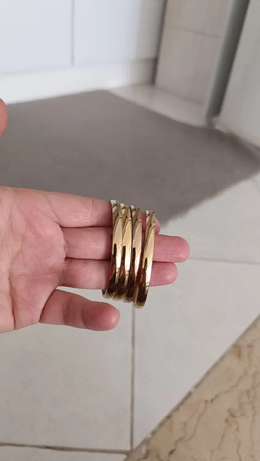 4تا النگو دستبندی استیل رنگ ثابت|بدلیجات|اندیشه, اندیشه فاز ۱|دیوار