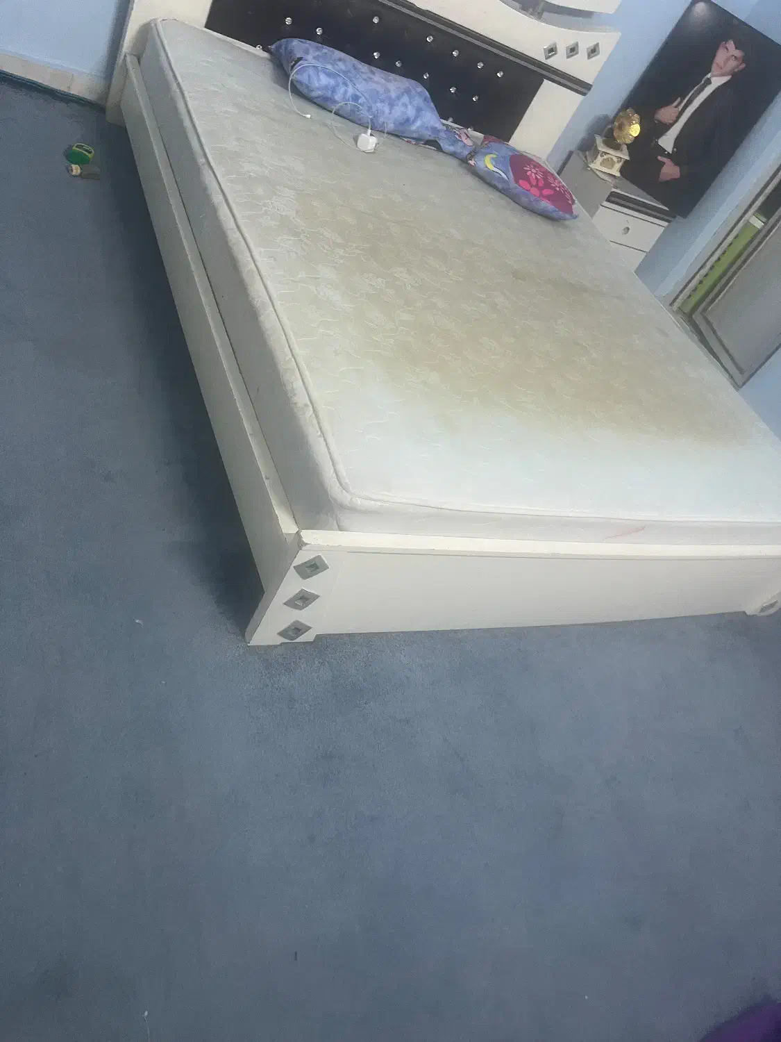 تخت میز آرایش با دوتا کناری|تخت و سرویس خواب|جوادآباد, |دیوار