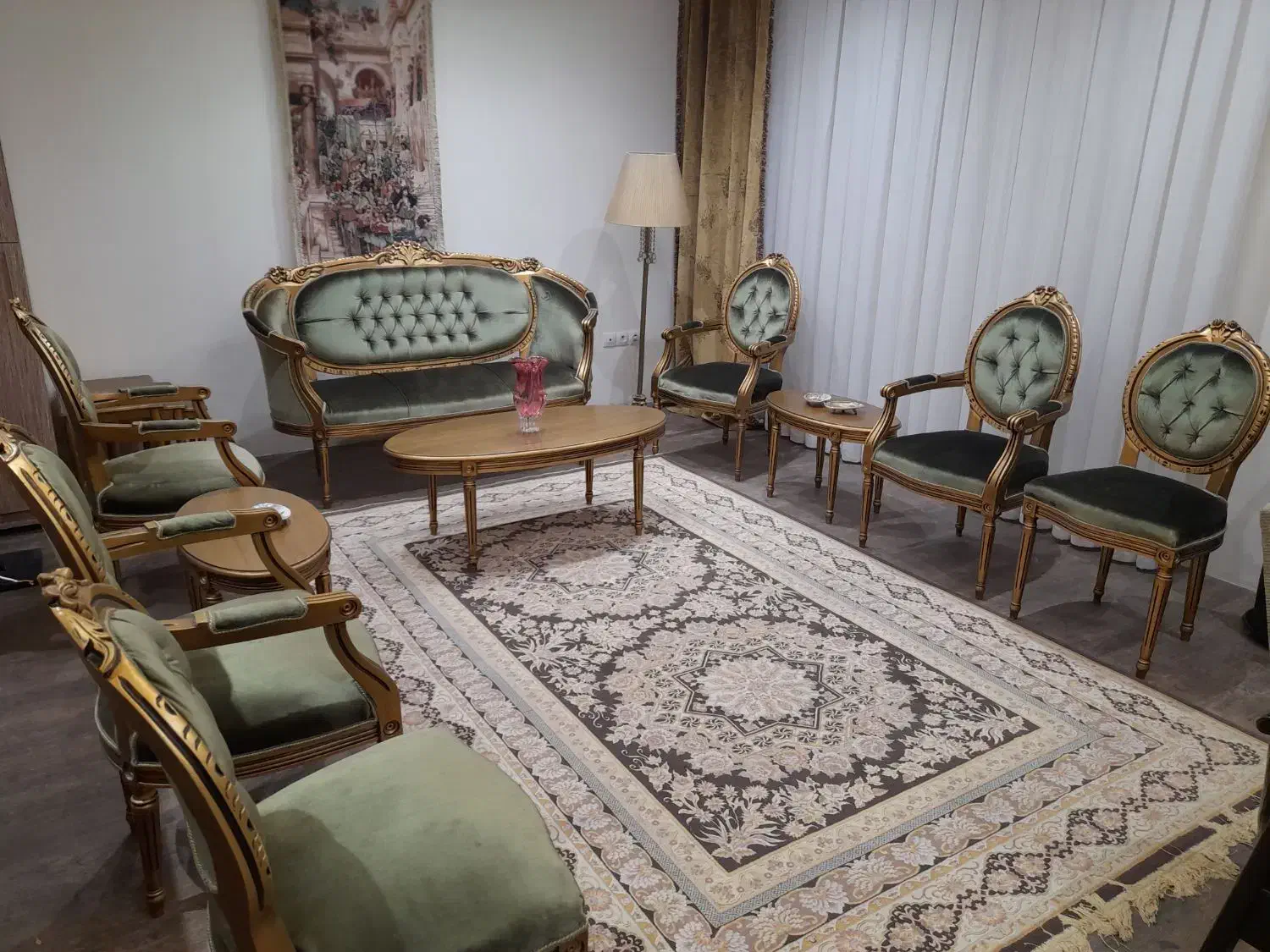 مبل ۹ نفره استیل|مبلمان خانگی و میز عسلی|مشهد, نیروی هوایی|دیوار