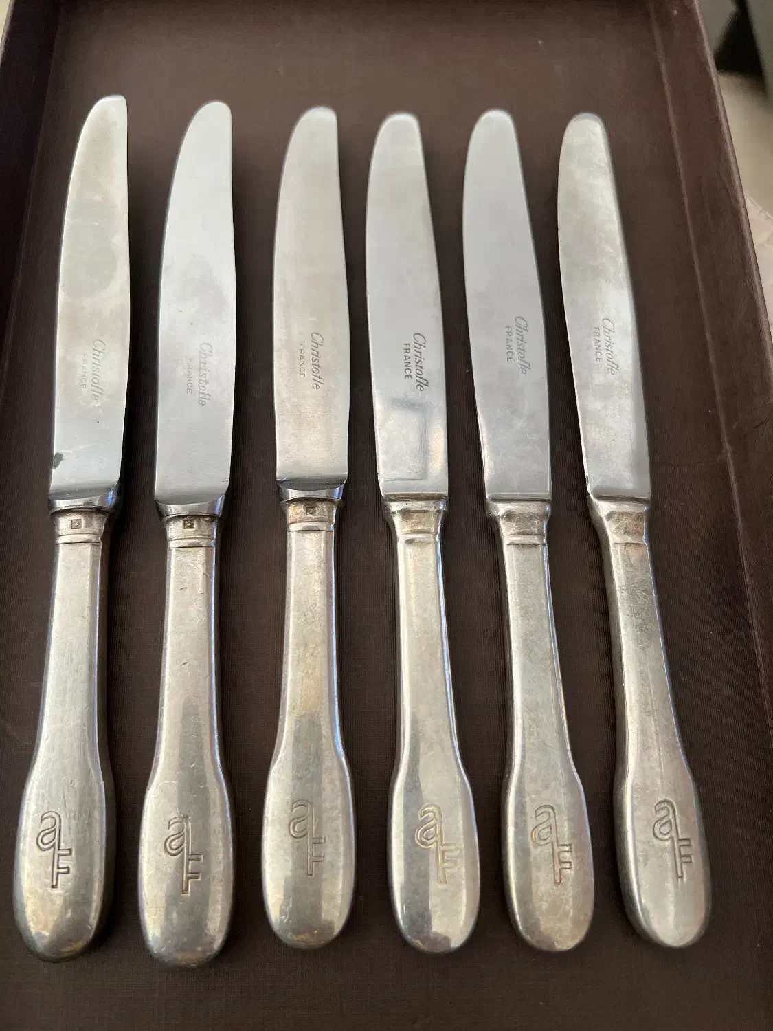 ست چاقو و چنگال با روکش نقره کریستوفل فرانسه|کلکسیون اشیاء عتیقه|تهران, یوسفآباد|دیوار