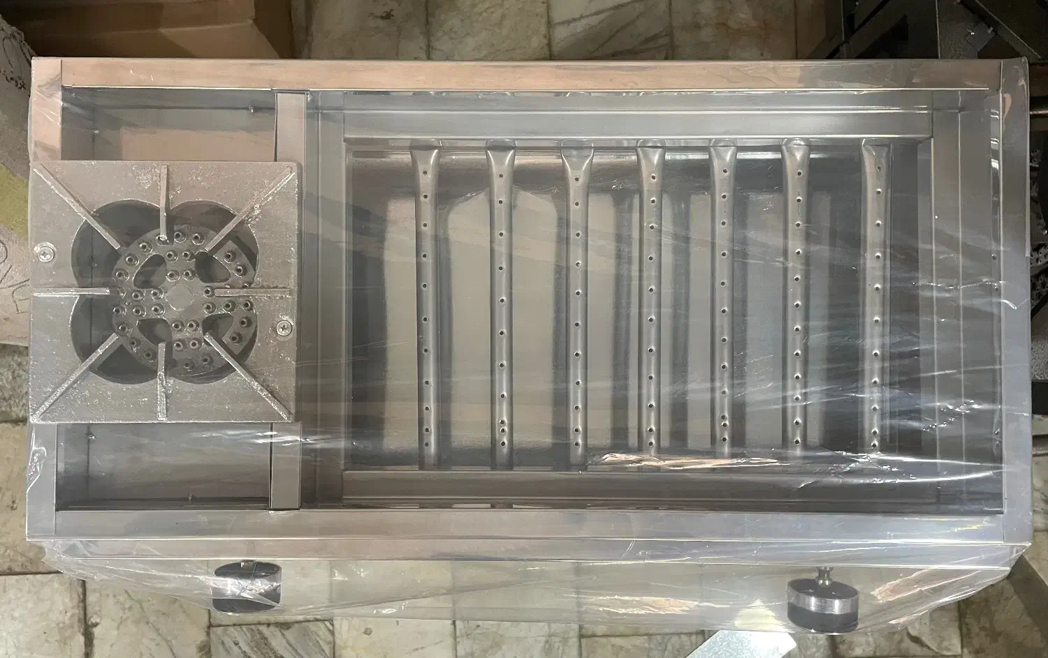 تولیدپخش کباب پز گازی استیل ساده پلوپزی اذرین|اجاق گاز و لوازم برقی پختوپز|اراک, |دیوار