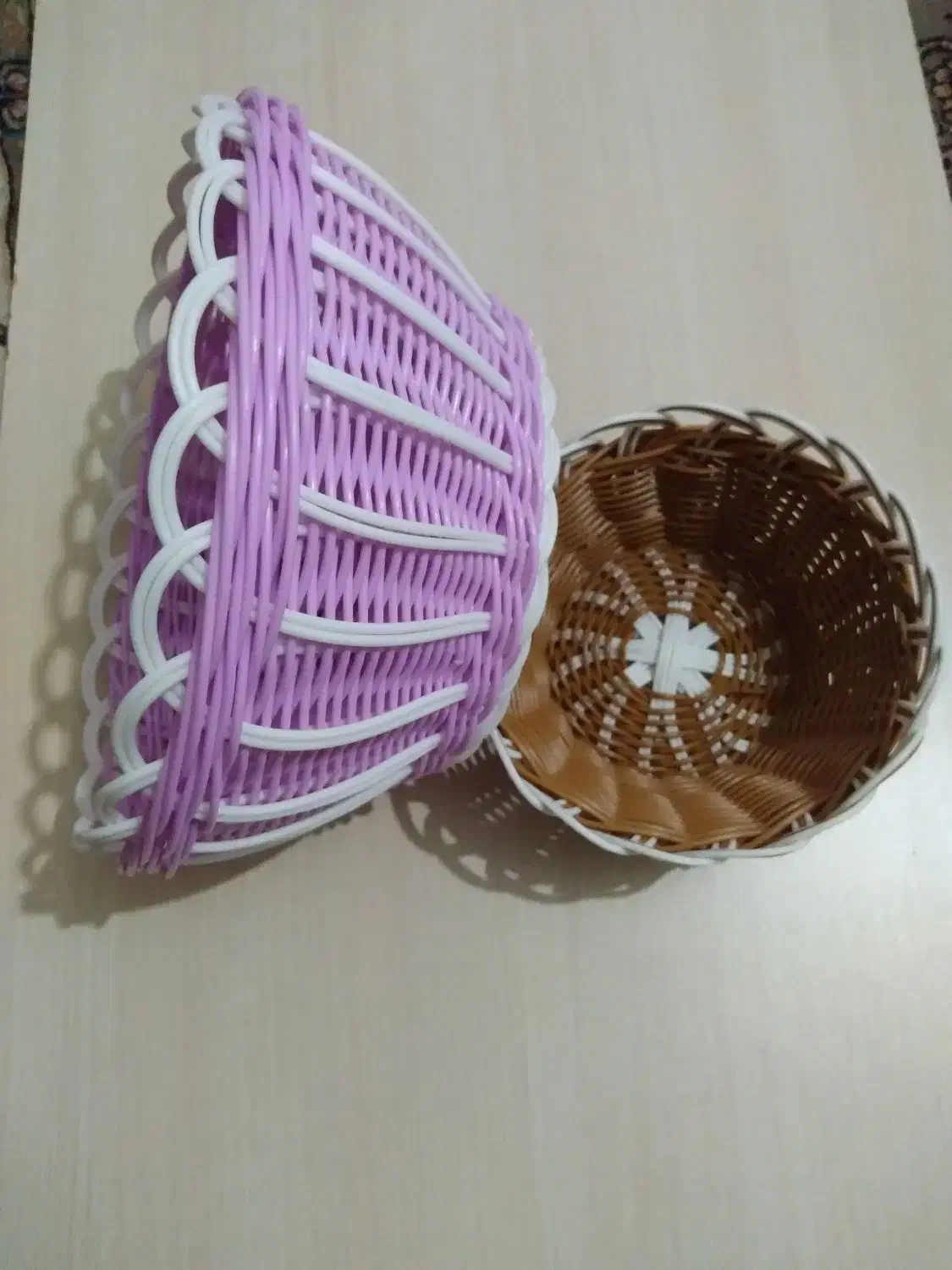 سبد دست بافی سبد بافی|صنایع دستی و سایر لوازم تزئینی|الیگودرز, |دیوار