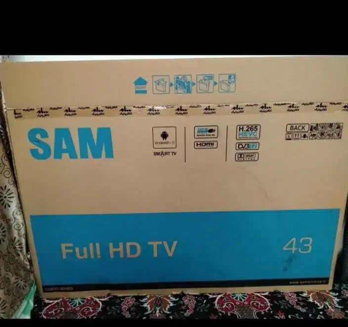 ال ای دی هوشمندسام 43 اندروید گارانتی دار 20ماهه|تلویزیون و پروژکتور|اردبیل, |دیوار