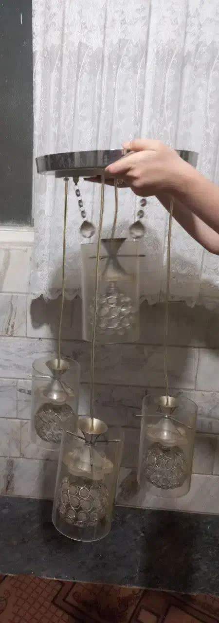 لوستر آشپزخانه شیک و با رنگنور  زیبا|لوستر و چراغ آویز|قم, ولیعصر|دیوار
