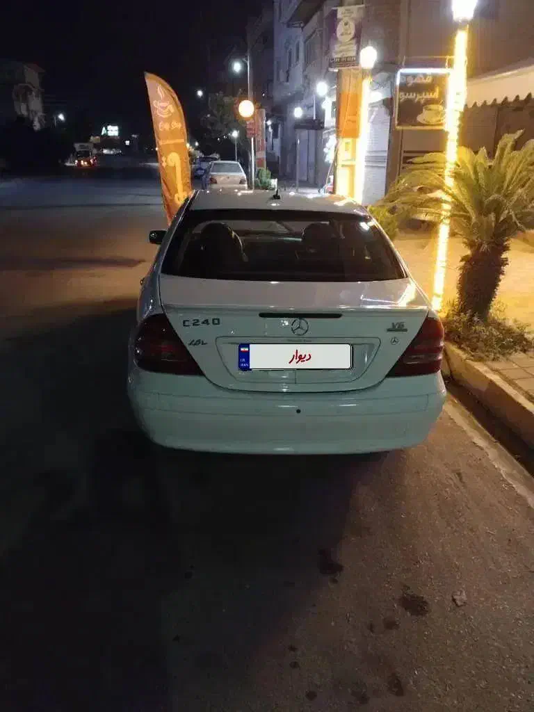 بنز c240اتومات سفید ۲۰۰۲|خودرو سواری و وانت|قائم‌شهر, |دیوار