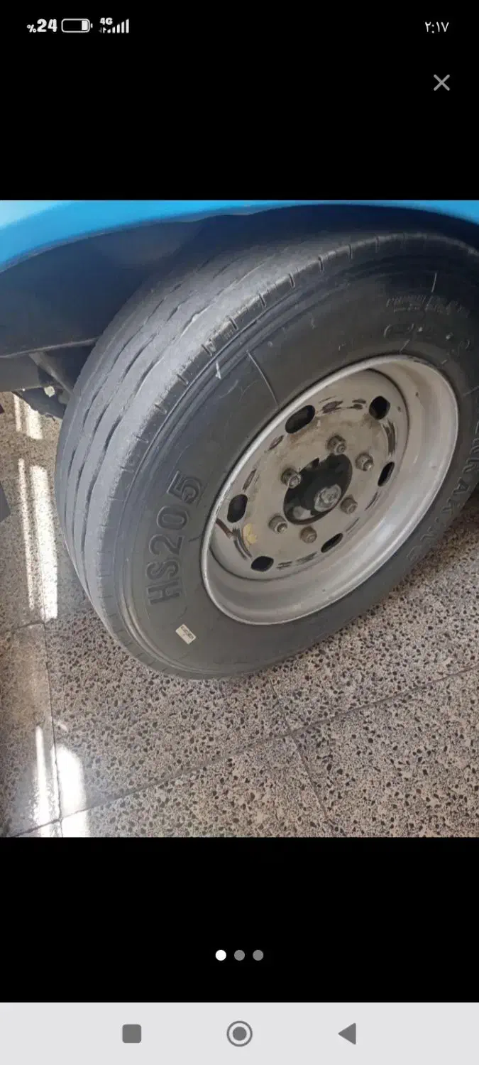 لاستیک 215/75/17.5 دست دوم|قطعات یدکی و لوازم جانبی|فولادشهر, سایت صنعتی کاوه|دیوار