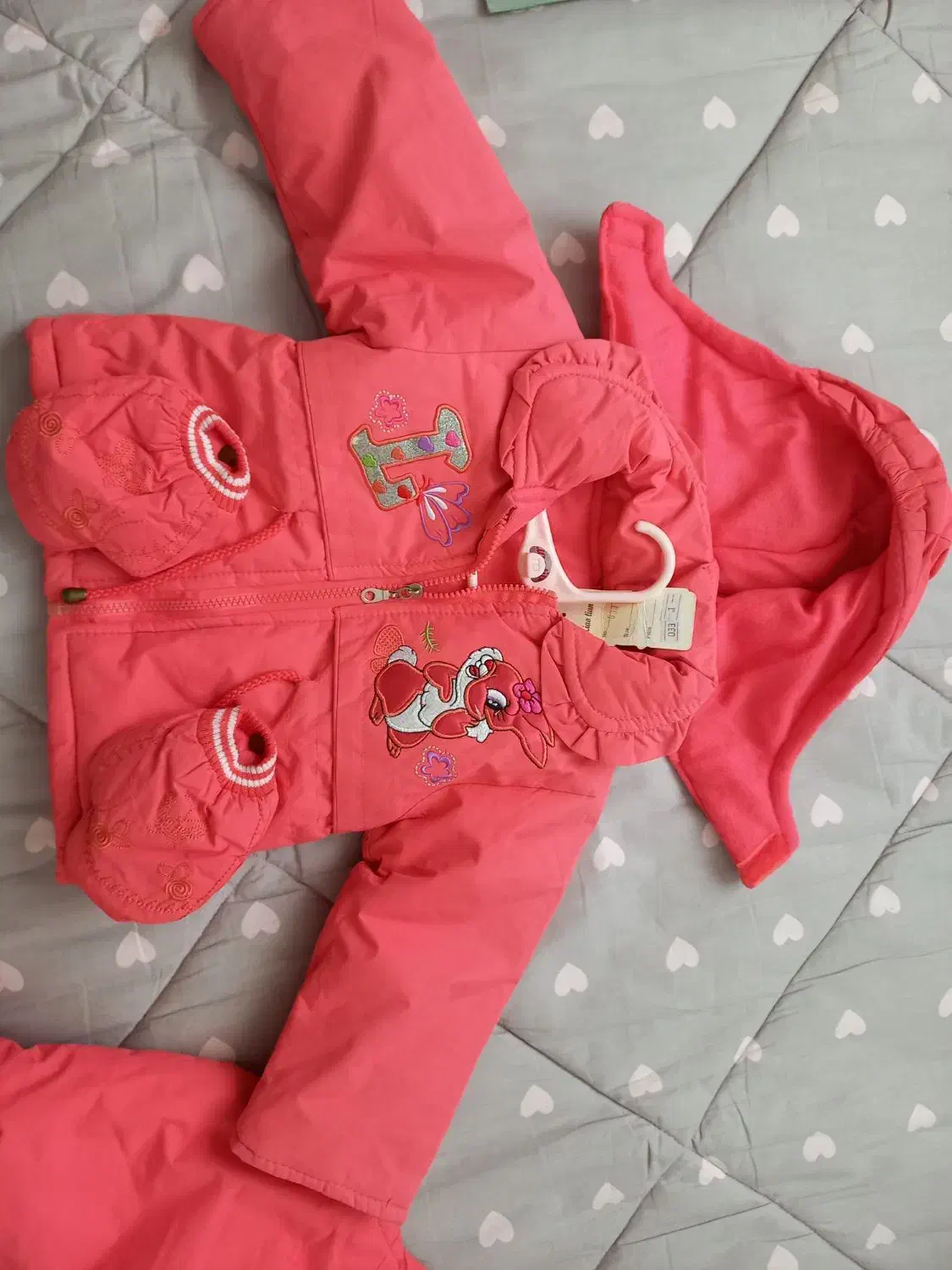 کاپشن سرهم دخترانه|کفش و لباس بچه|اردبیل, |دیوار