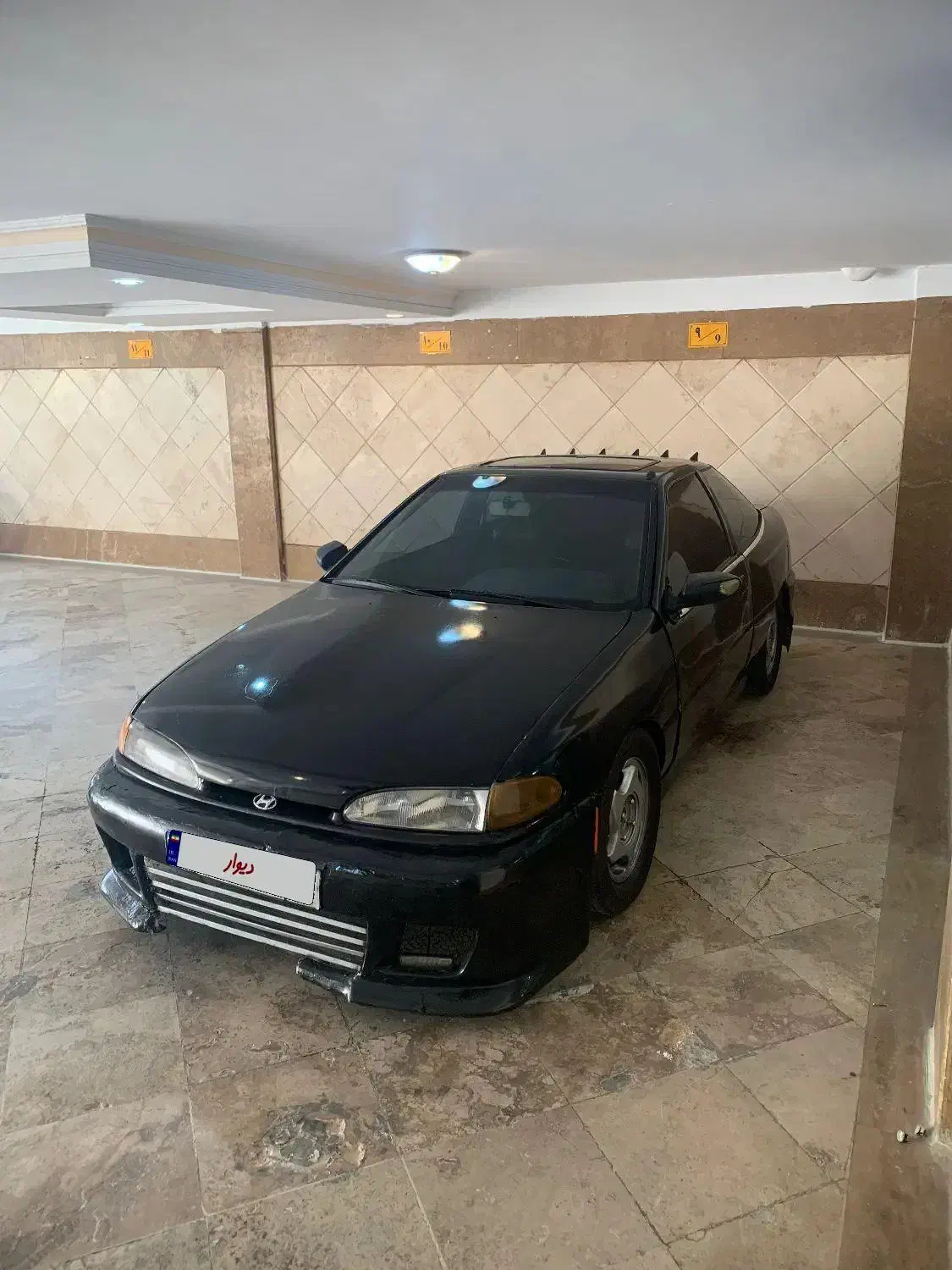 هیوندا کوپه ۱۹۹۳ مشکی تک|خودرو کلاسیک|تهران, هفت حوض|دیوار