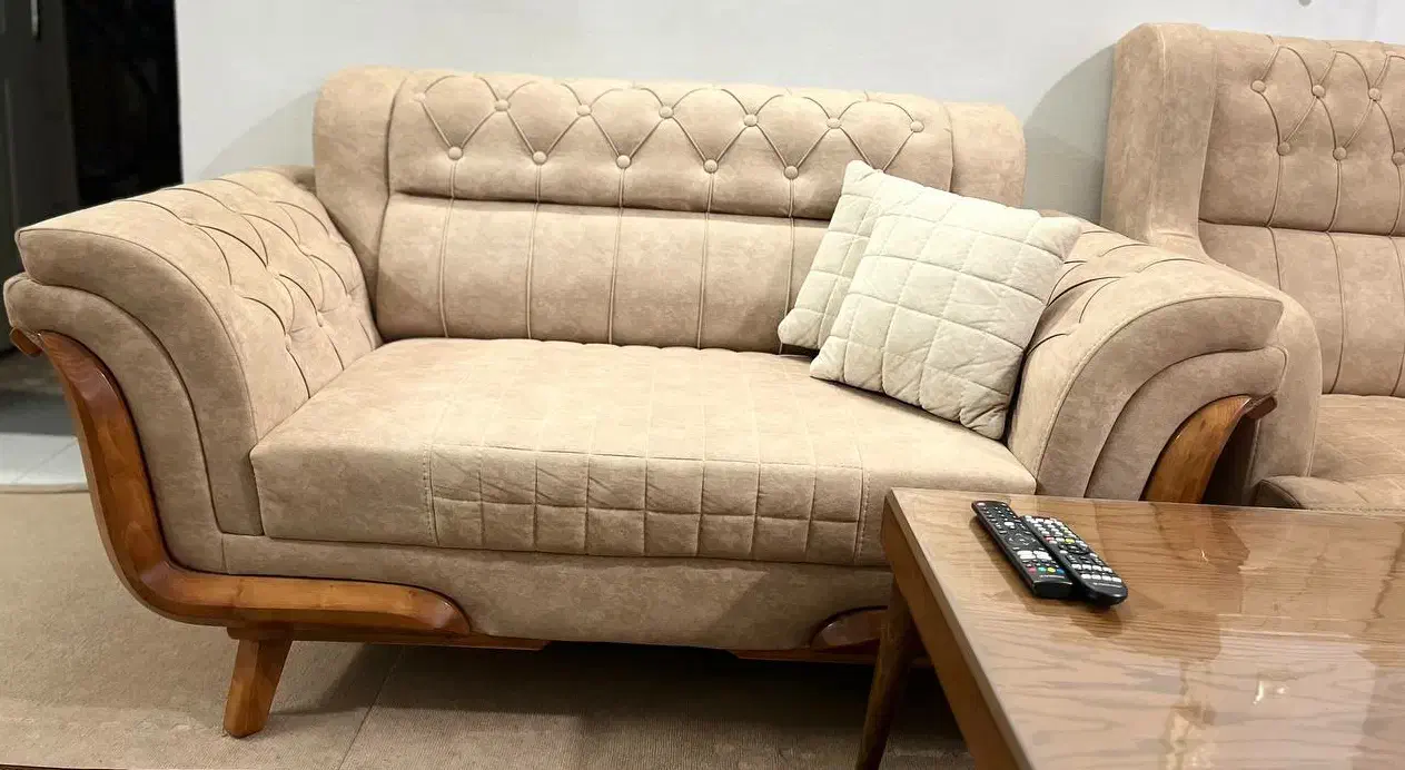 مبل ۷ نفره نسکافه ای|مبلمان خانگی و میز عسلی|بابل, |دیوار