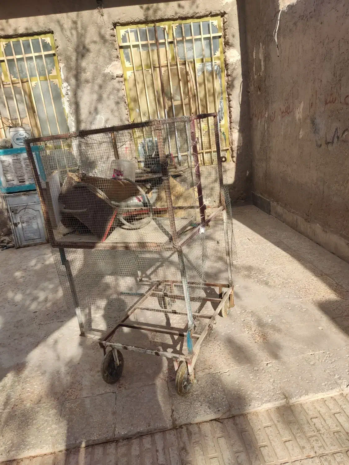 گاری چهار چرخ|ابزارآلات|خاش, |دیوار