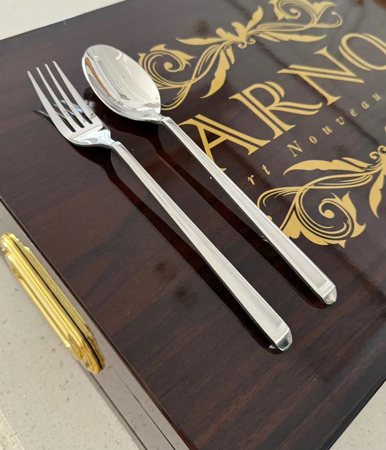 دوجعبه سرویس قاشق چنگال۱۲۵ پارچه استیل برای جهیزیه|ظروف سرو و پذیرایی|تهران, بهار|دیوار