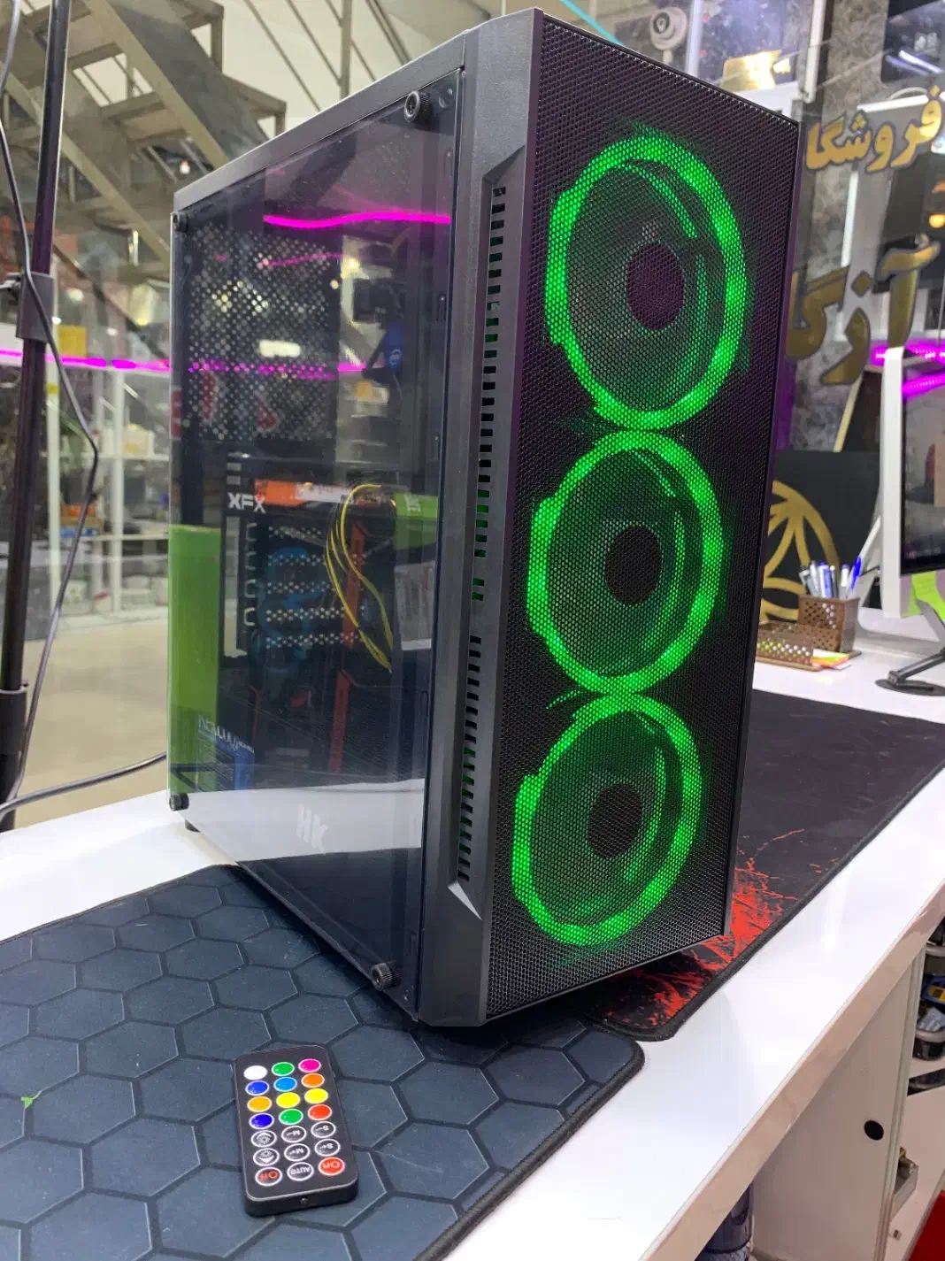 کیس کنترولی با قابلیت تغییر رنگ با کنترول|رایانه رومیزی|اهواز, گلستان|دیوار