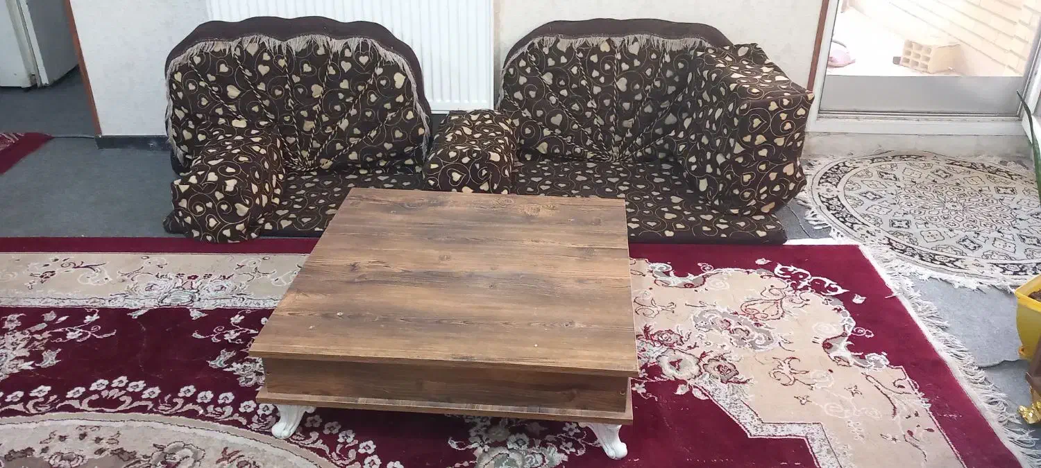 مبل ۷نفره وماشین لباسشویی|مبلمان خانگی و میز عسلی|فولادشهر, مسکن مهر فولادشهر|دیوار