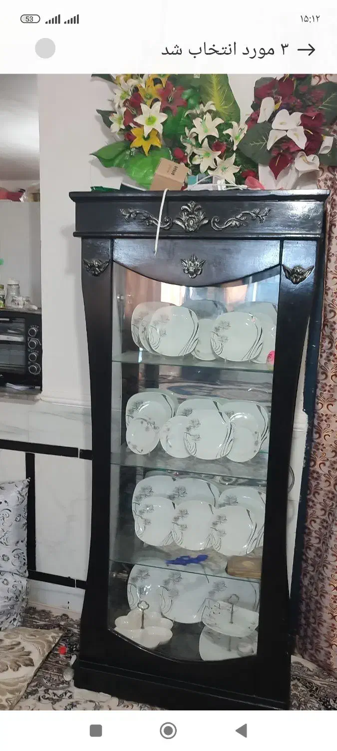 صندوق بزرگ بوفه چهار طبقه|بوفه، ویترین، کنسول|زابل, |دیوار