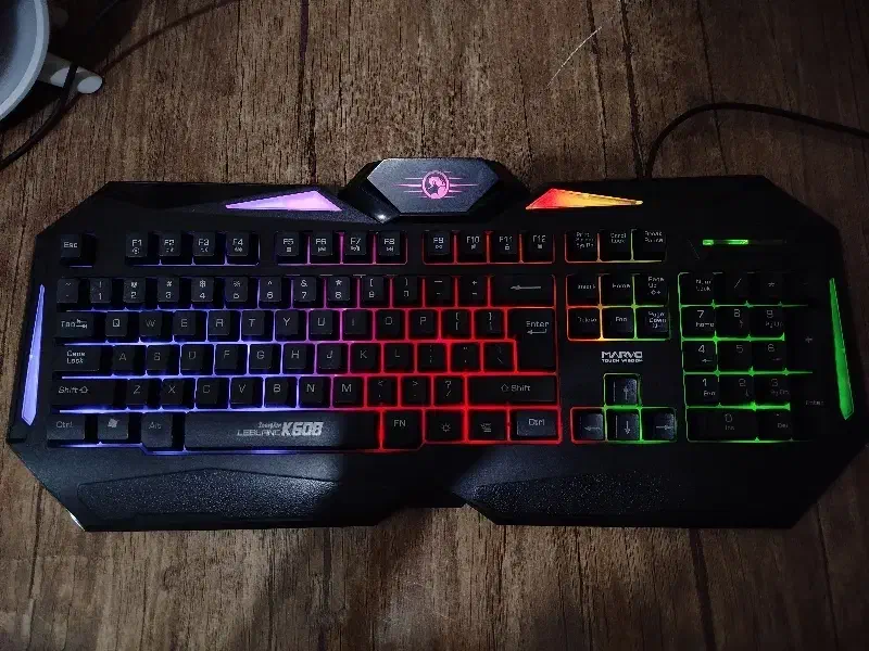 کیبورد گیمینگ rgb ماروو k608|قطعات و لوازم جانبی رایانه|نیشابور, امین اسلامی|دیوار