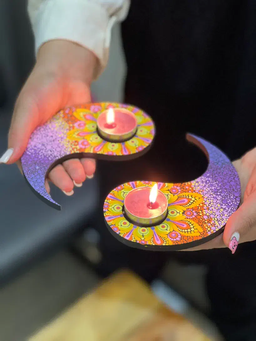 جا شمعی|صنایع دستی و سایر لوازم تزئینی|نور, |دیوار