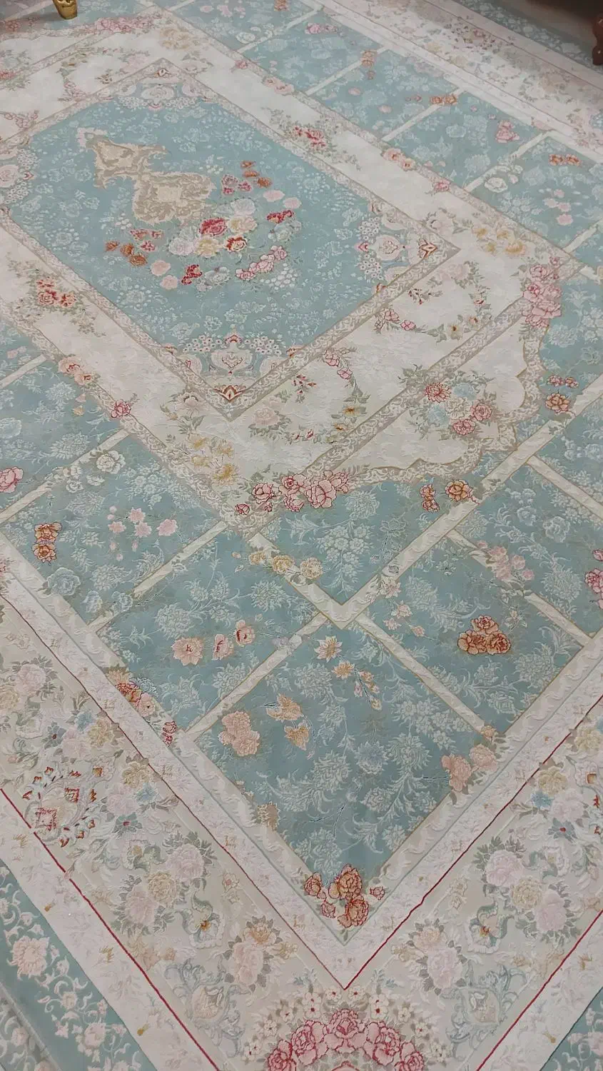 فرش ۱۵۰۰ شانه همراه پرده وکوسن ست|فرش|اسلامشهر, مظفریه|دیوار