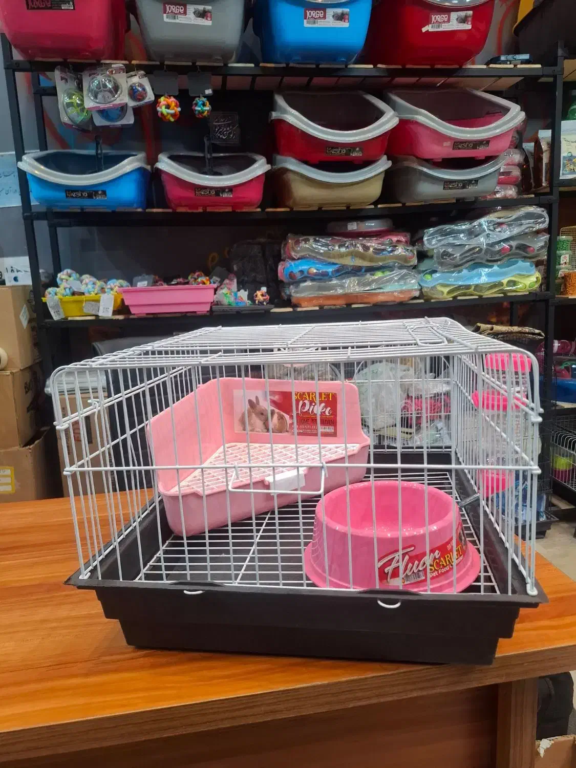 قفس خرگوش و خوکچه هندی یا حیوانات کوچک|لوازم جانبی حیوانات|قم, حکمت شمالی|دیوار