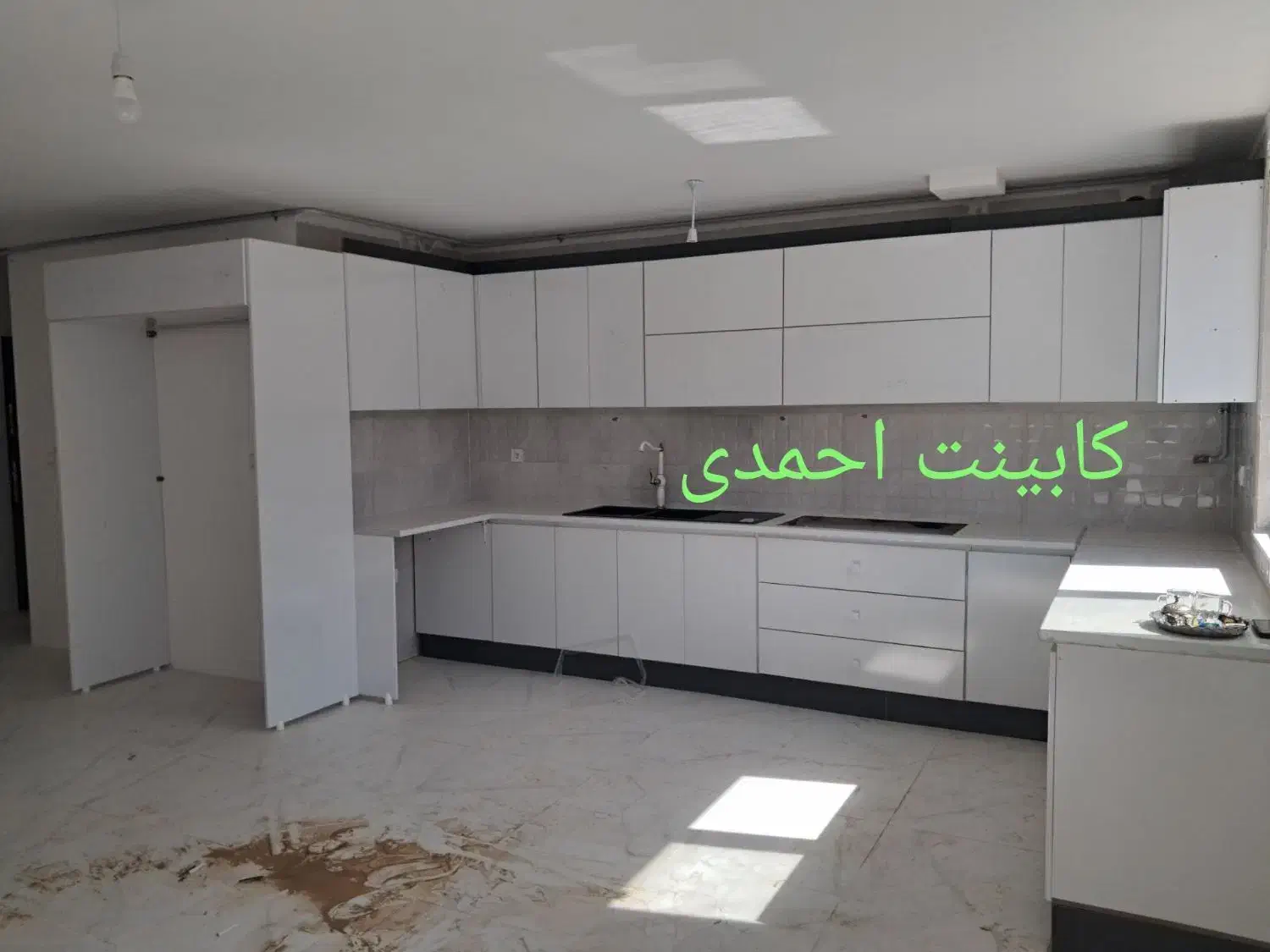 کابینت رنگ سفید طوسی جدید کدpo000|مصالح و تجهیزات ساختمان|شاهرود, |دیوار