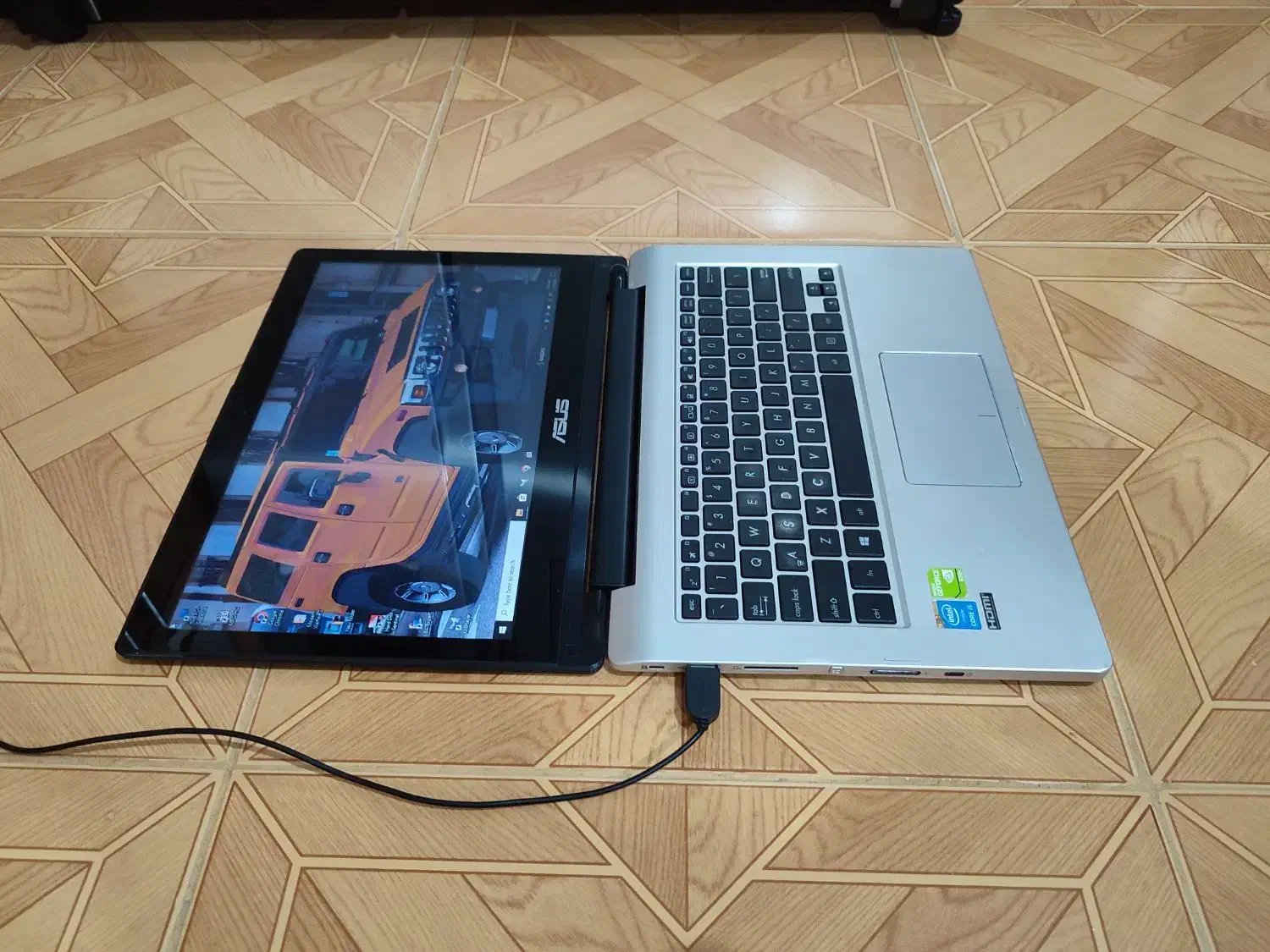 ASUS لمسی دو گیگ گرافیک مجزا تبلت شو هارد ssd|رایانه همراه|پارسآباد, |دیوار