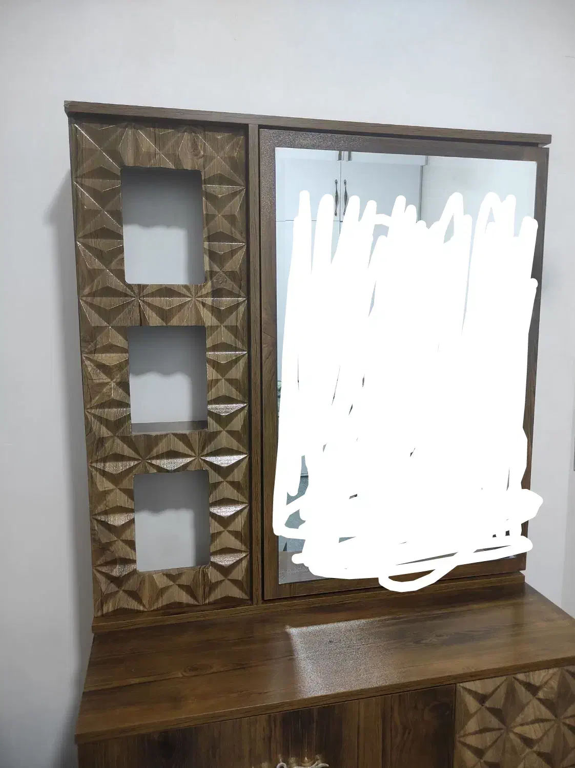 میز آرایش شیک وتمیز|جاکفشی، کمد، دراور|دورود, |دیوار