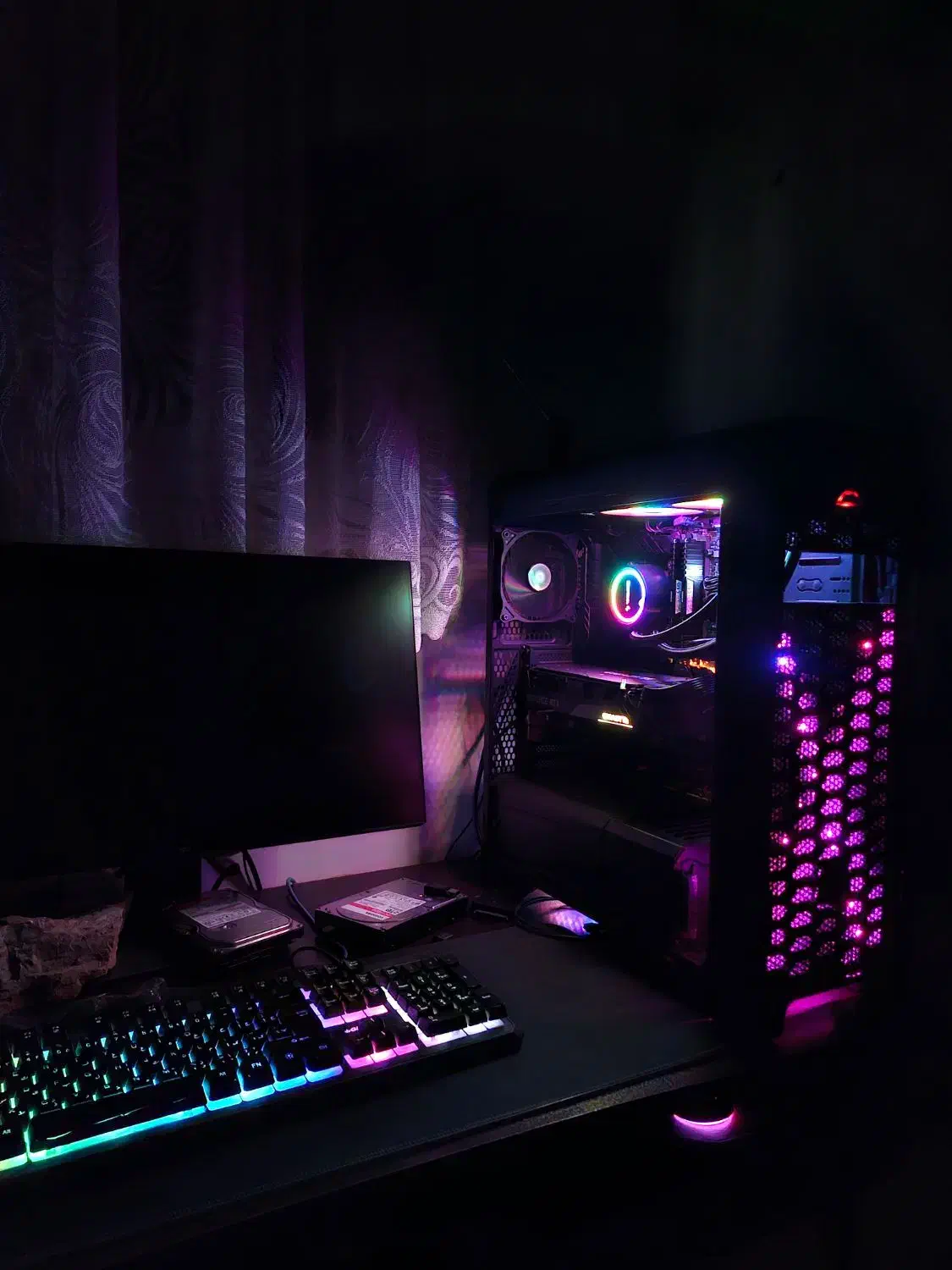 کیس گیمینگ رندر حرفه ای|رایانه رومیزی|قم, باجک دو|دیوار