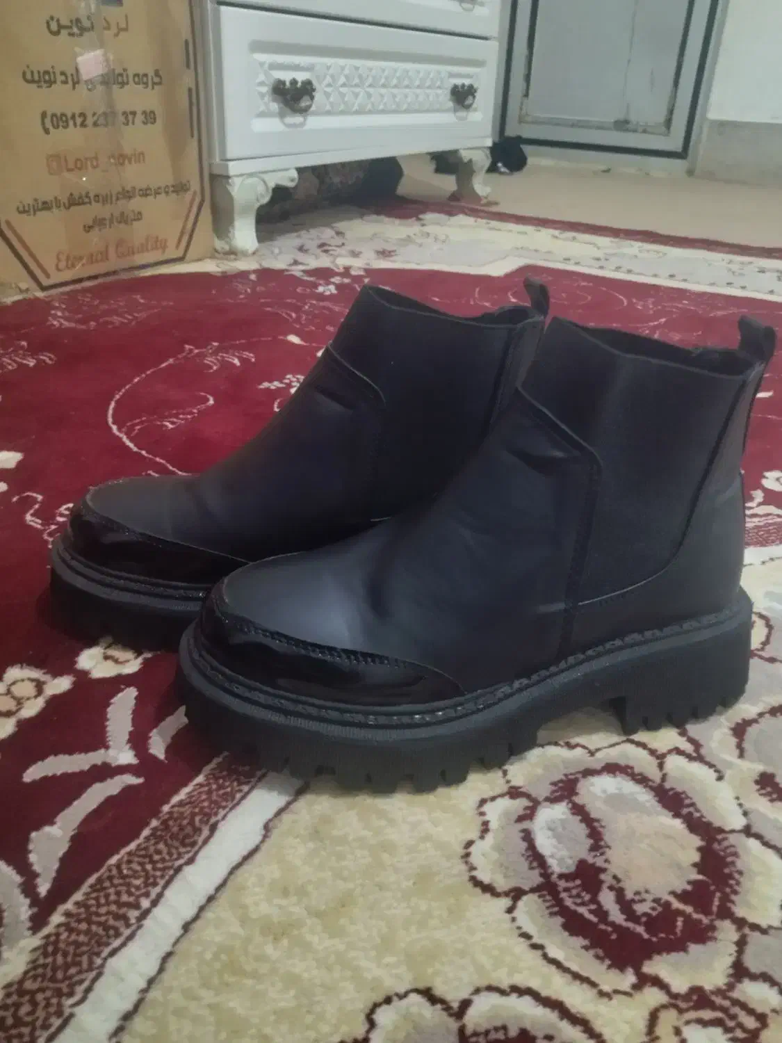 یه جفت نیم بوت  طرح‌چرم‌|کیف، کفش، کمربند|نورآباد, |دیوار